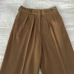 SOLD NWT Rag & Bone Shelly Wide Leg Wool Pants - Camel